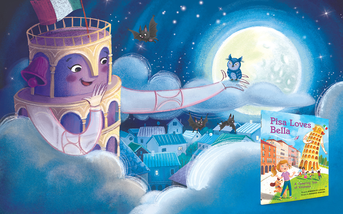 New Uplifting Tale Told by Bella, the Leaning Tower of Pisa